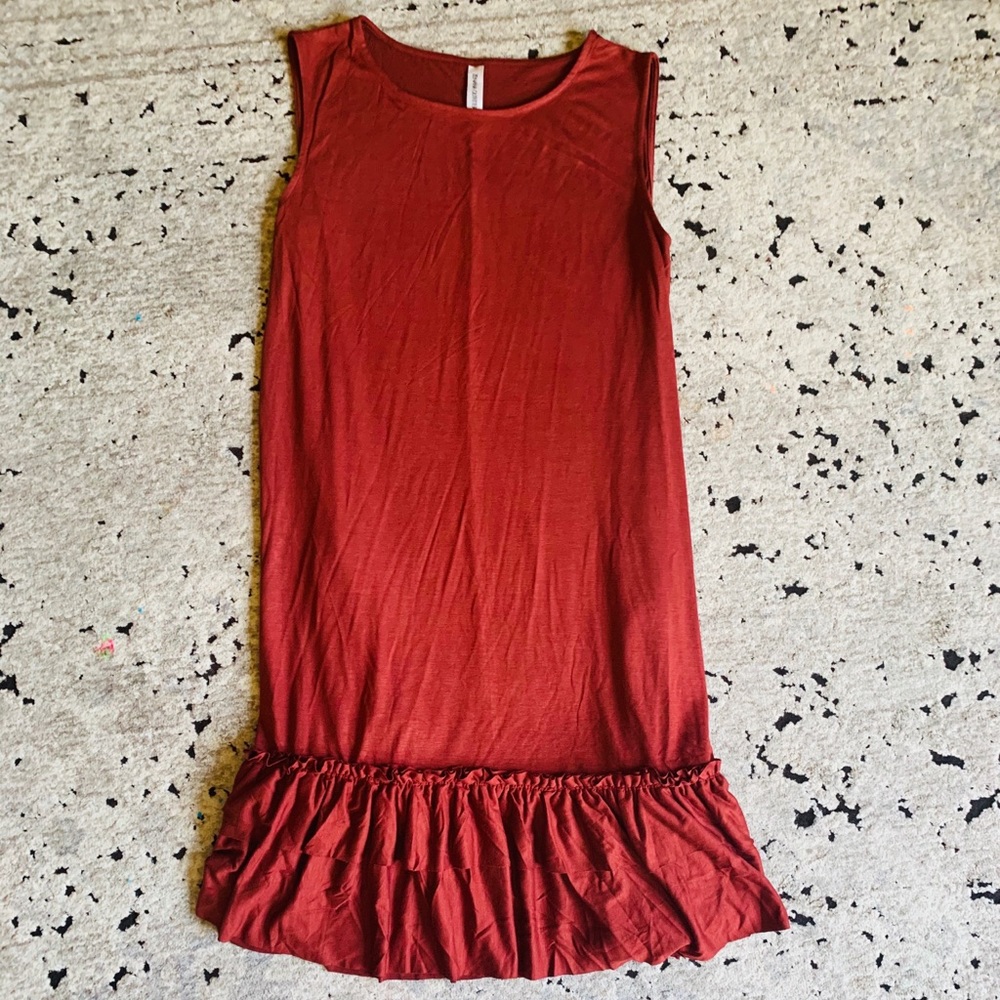 Rust colored dress